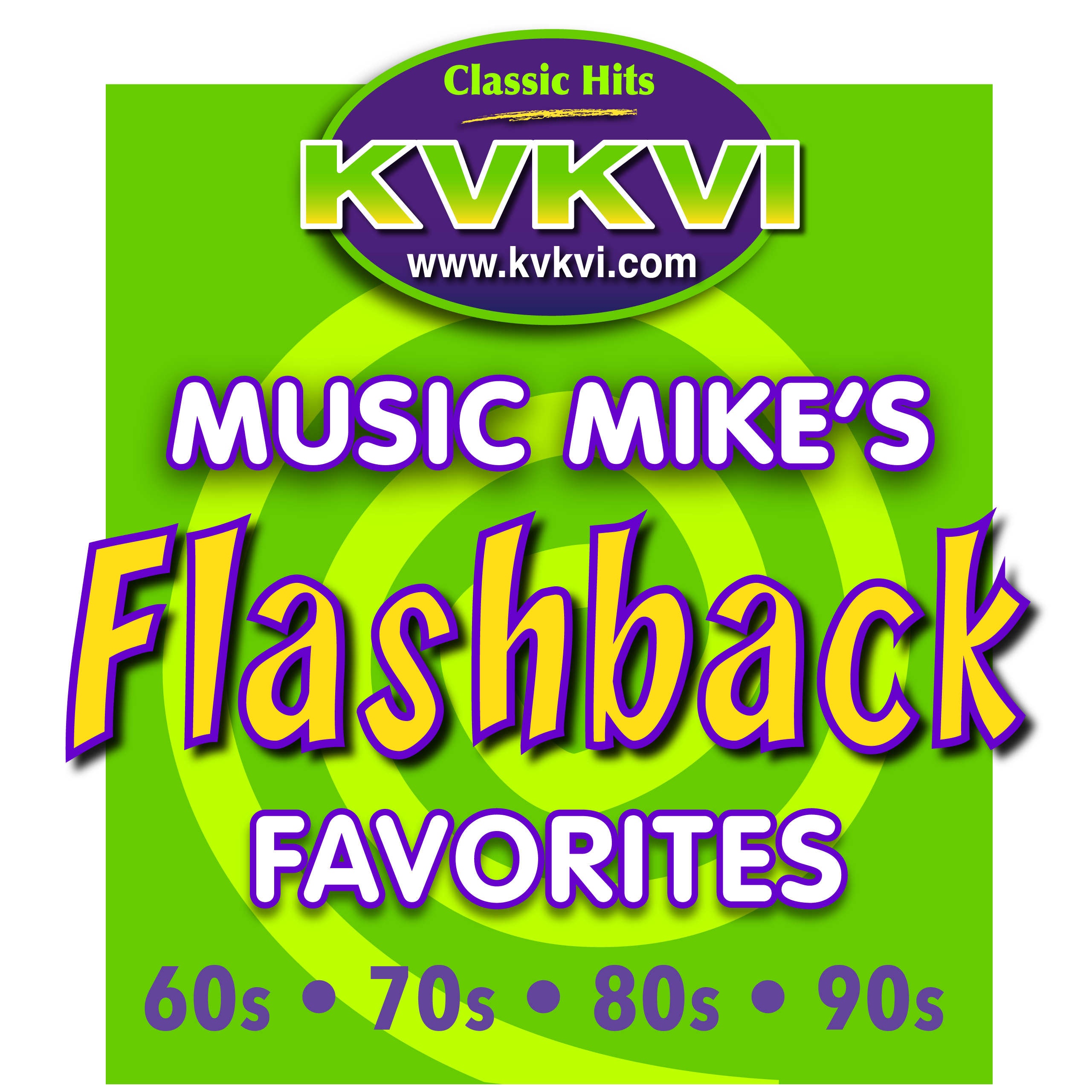 KVKVI - Classic Hits  60's, 70's, 80's, 90's