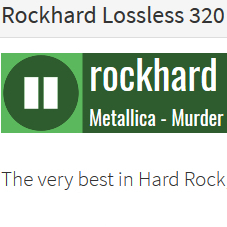 Rockhard Lossless 320