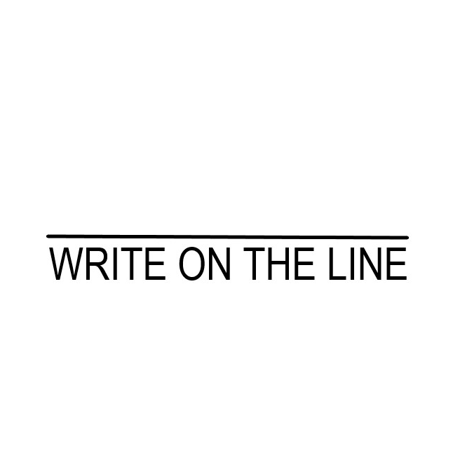 WRITE ON THE LINE