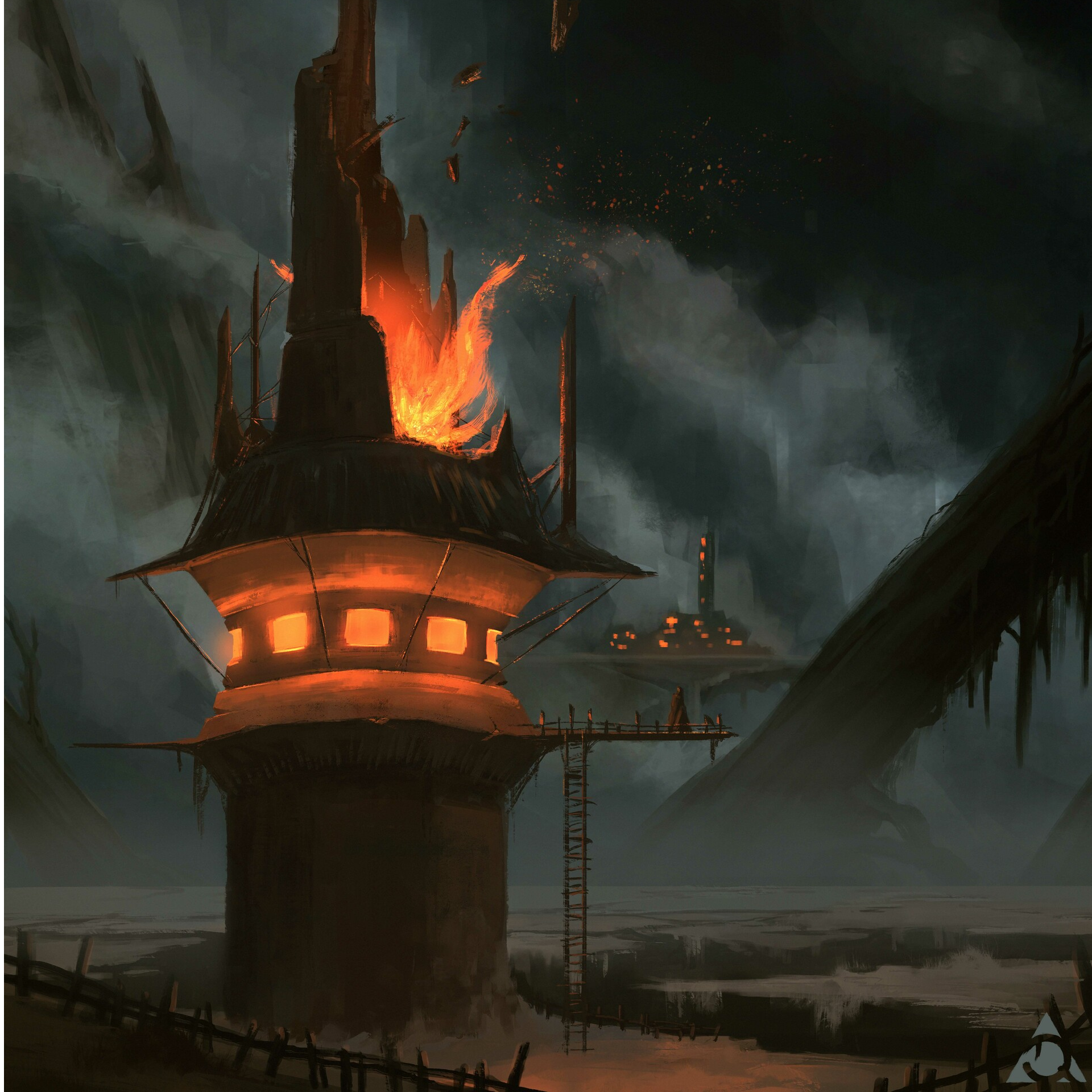 The Burning Tower